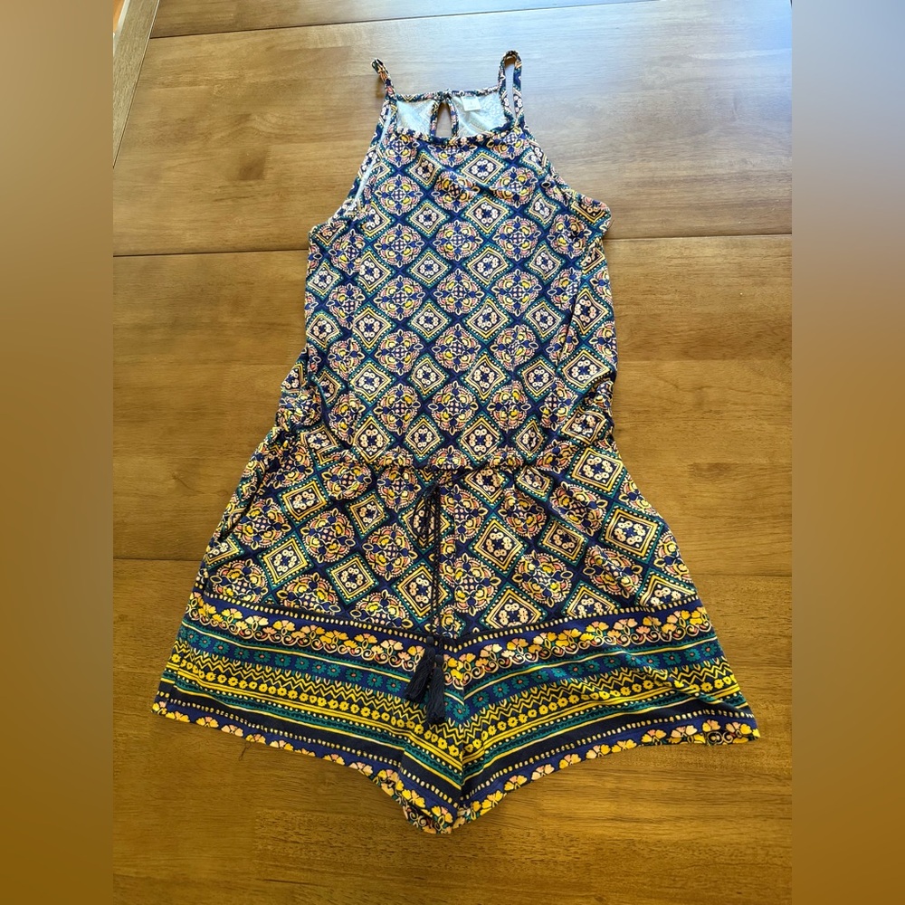 Old Navy NWOT Colorful Geometric Print Romper Size Small